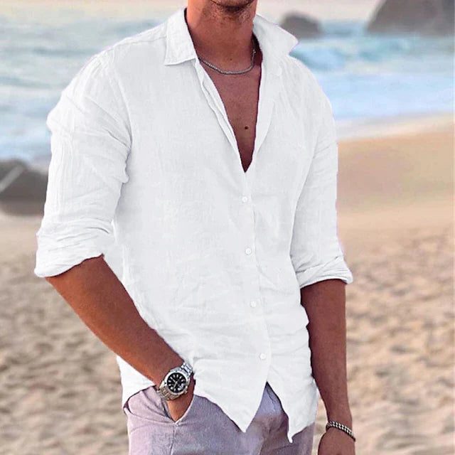 Camicia Button-Down da Uomo Vestibilità Rilassata — foto 8