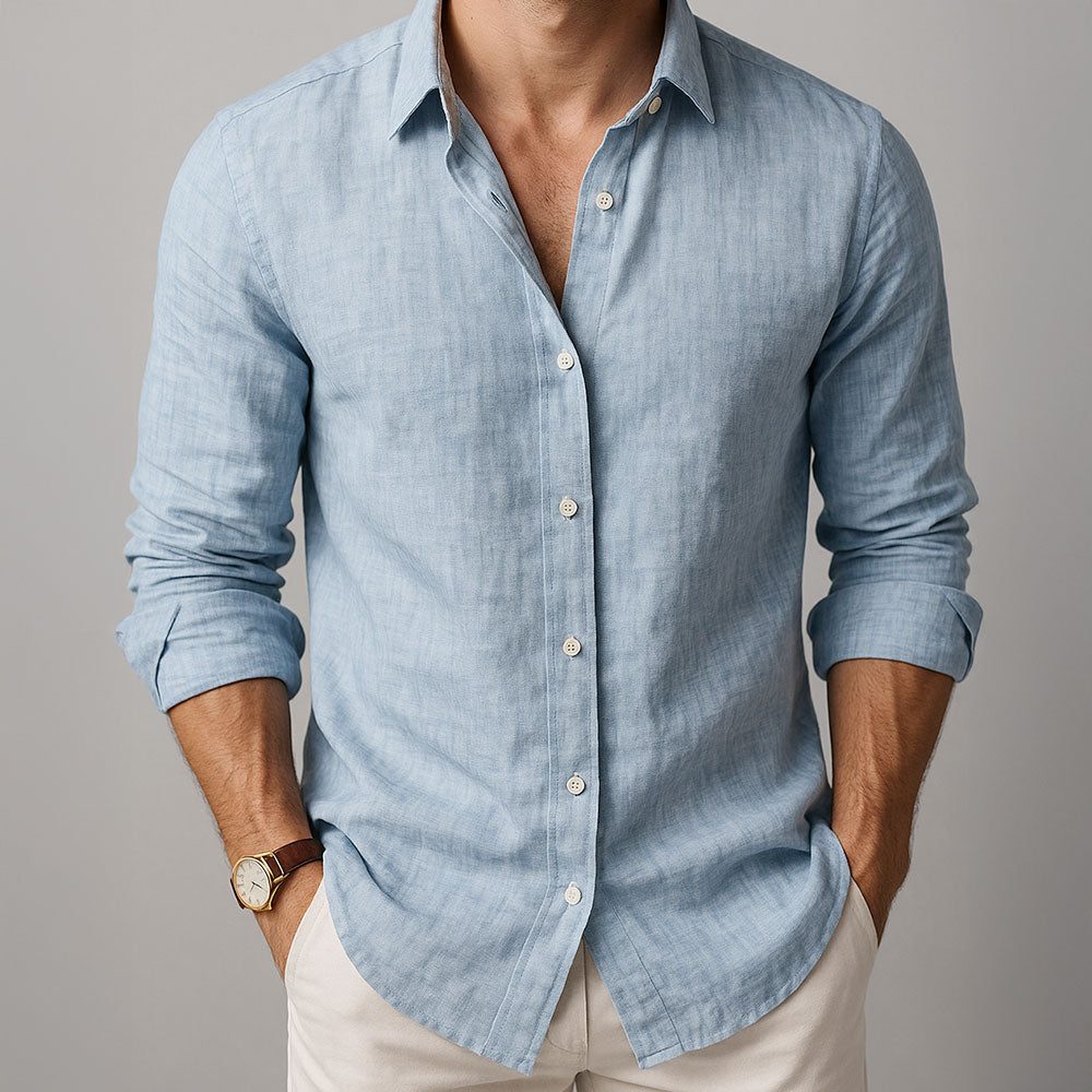 Overshirt da Uomo Abbottonata per la Bella Stagione — foto 2
