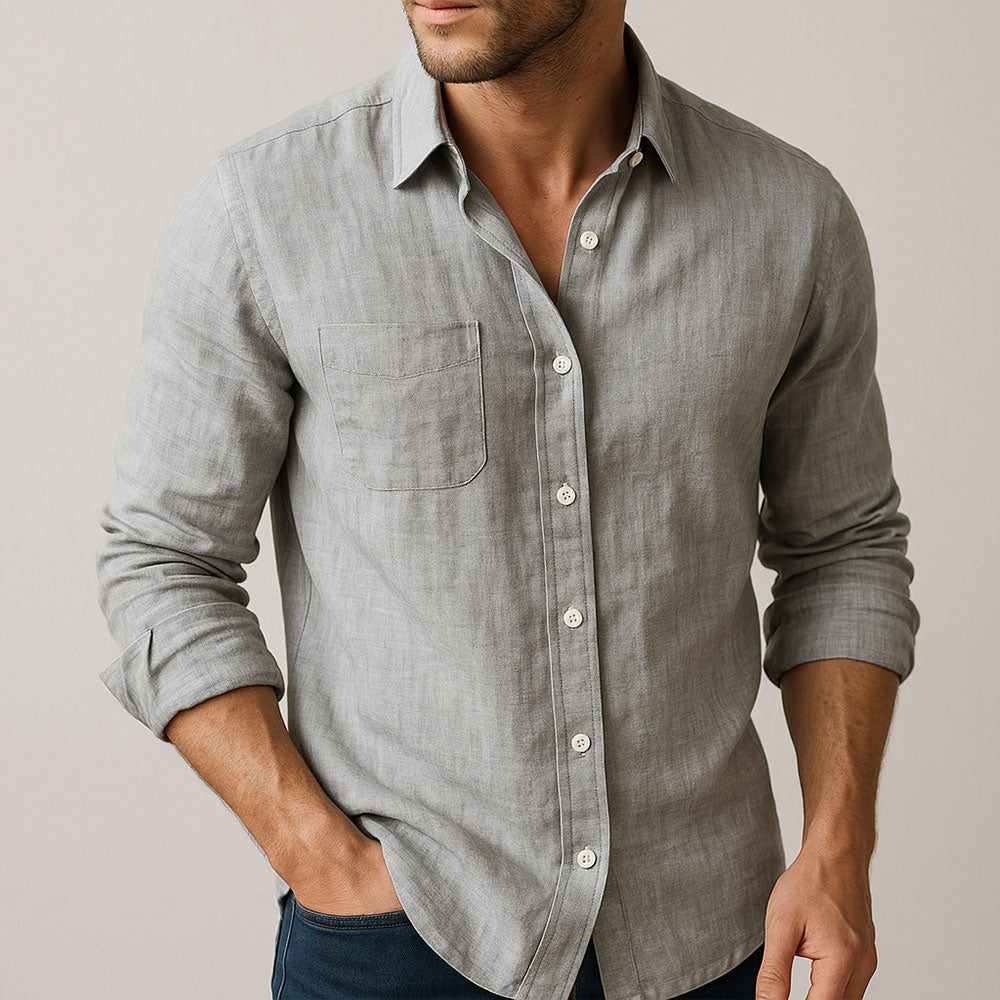 Overshirt da Uomo Abbottonata per la Bella Stagione — foto 3
