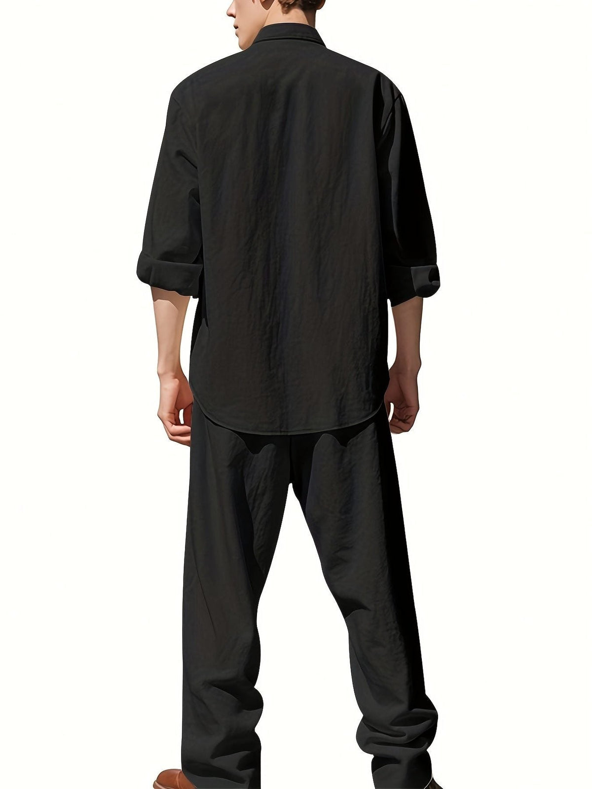 Set Camicia e Pantaloni da Uomo Manica a Tre Quarti — foto 4