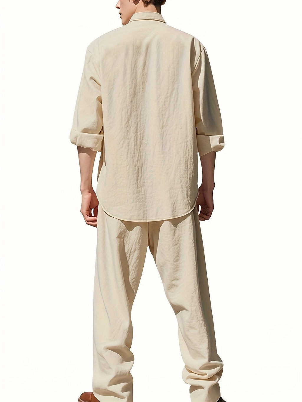 Set Camicia e Pantaloni da Uomo Manica a Tre Quarti — foto 6