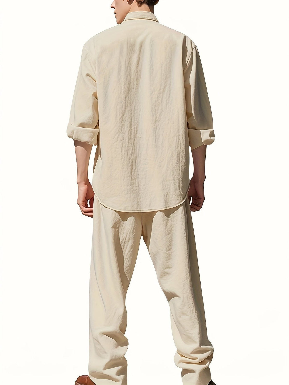 Set Camicia e Pantaloni da Uomo Manica a Tre Quarti — foto 6