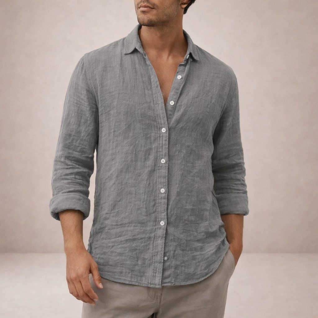 Camicia Button-Down da Uomo Vestibilità Comoda — foto 2