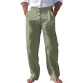 Pantaloni Vita Alta da Uomo Gamba Dritta