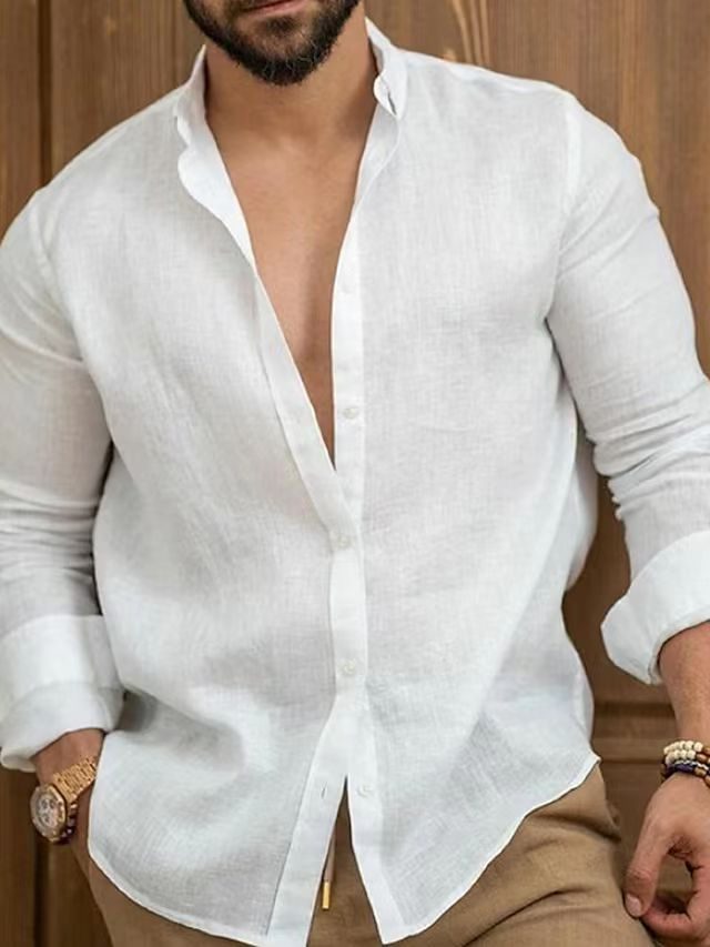 Camicia in Lino da Uomo per la Bella Stagione — foto 2
