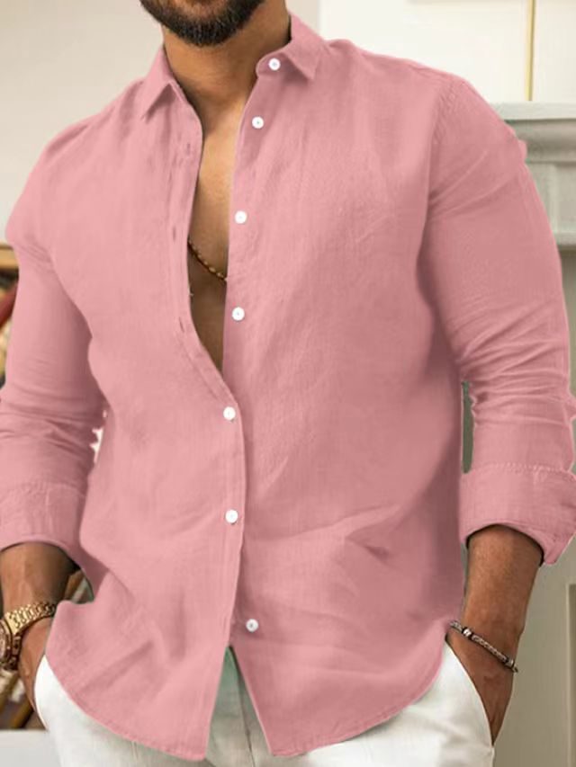 Camicia in Lino da Uomo per la Bella Stagione — foto 5
