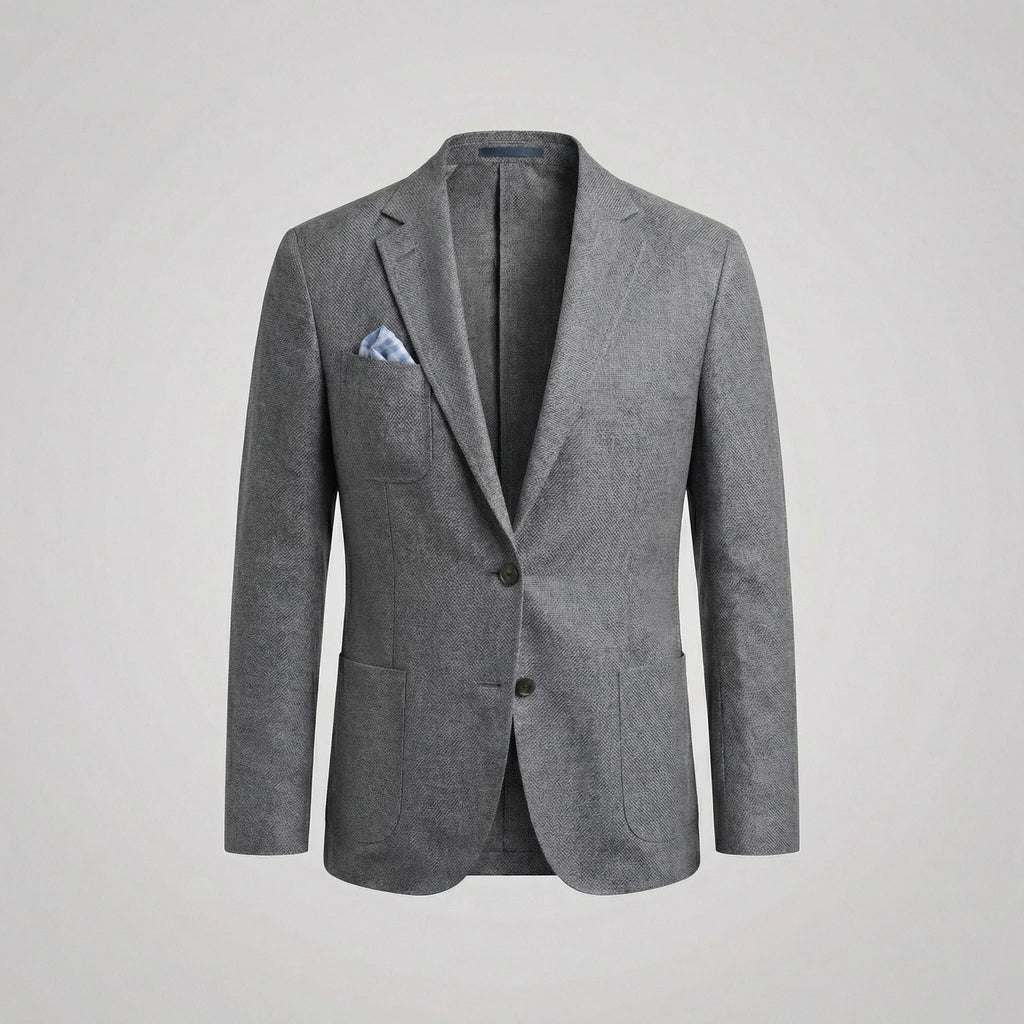 Blazer da Uomo con Revers a Lancia e Taschino — foto 11