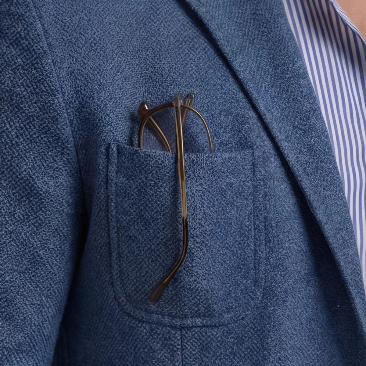 Blazer da Uomo con Revers a Lancia e Taschino — foto 6