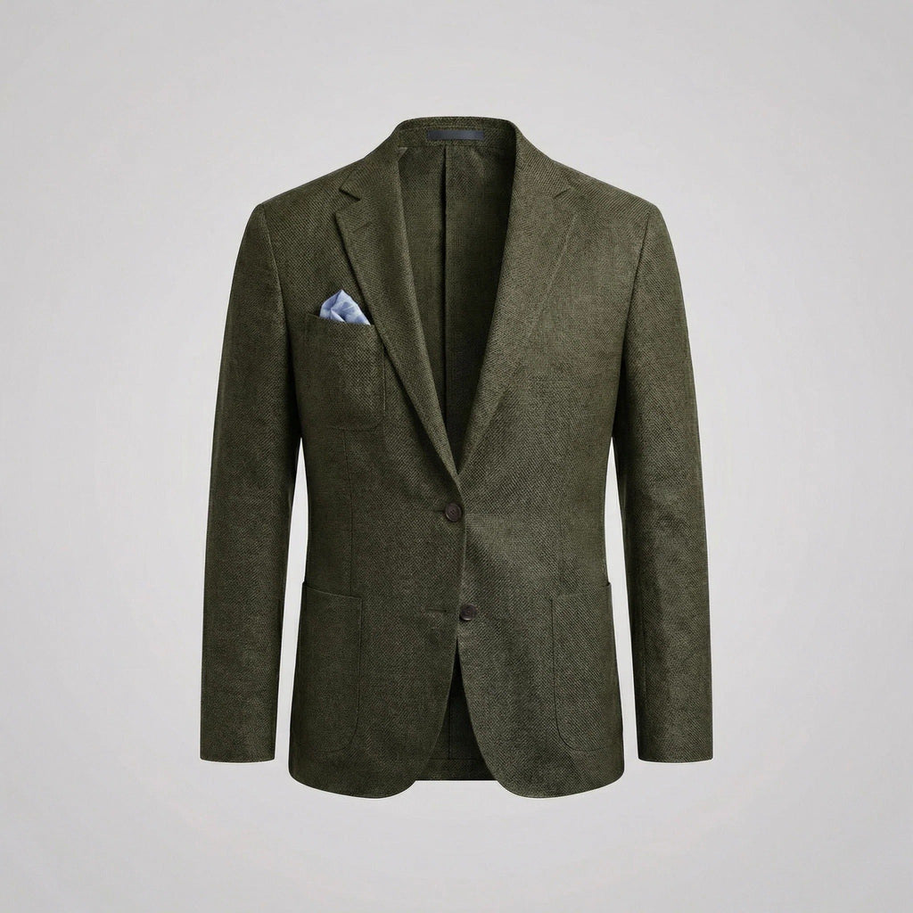 Blazer da Uomo con Revers a Lancia e Taschino — foto 9