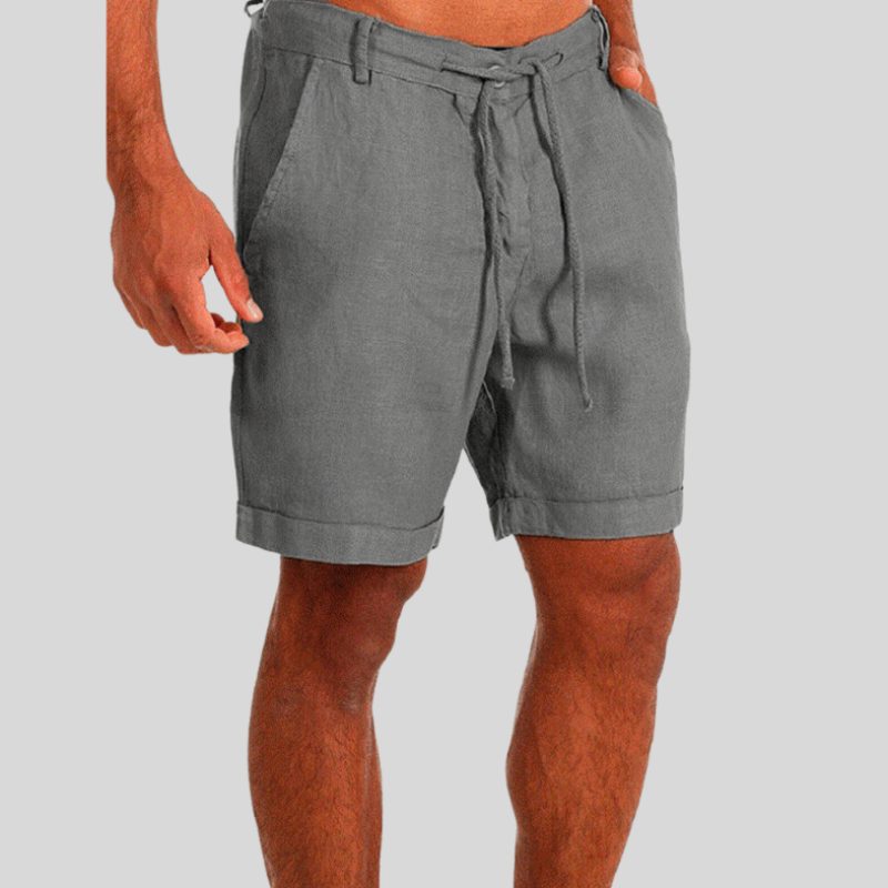 Pantaloncini da Uomo con Coulisse Orlo Arrotolato — foto 3