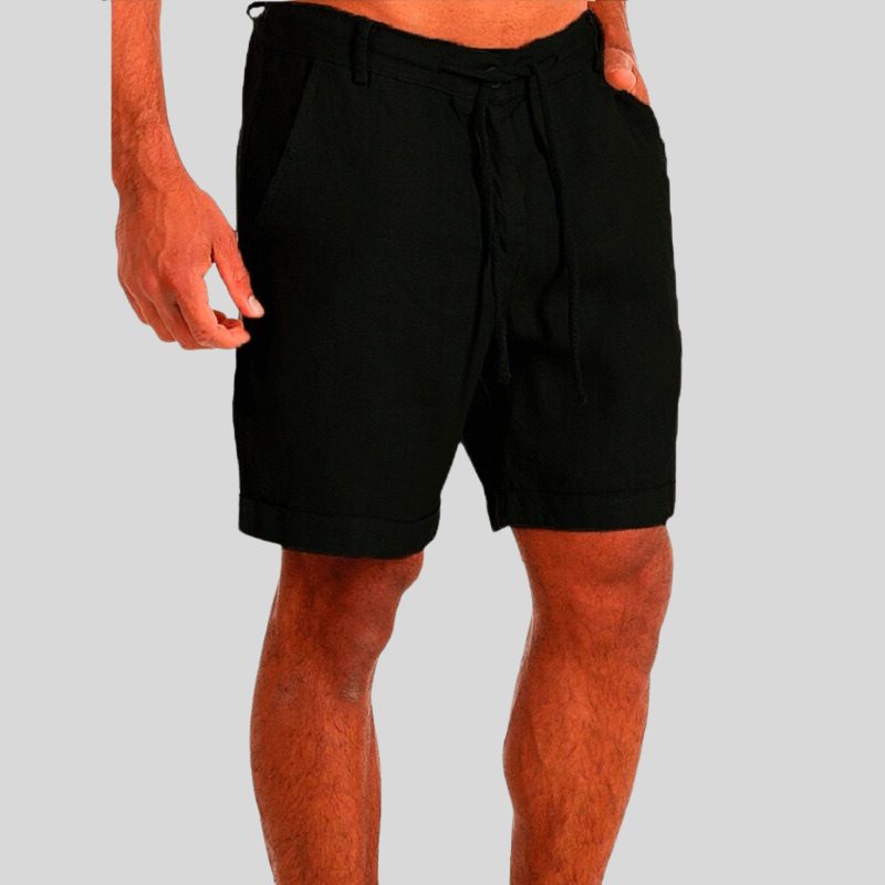 Pantaloncini da Uomo con Coulisse Orlo Arrotolato — foto 5