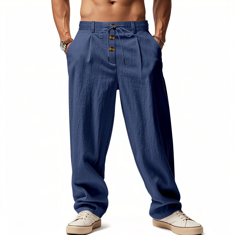 Pantaloni Gamba Dritta da Uomo con Coulisse — foto 11