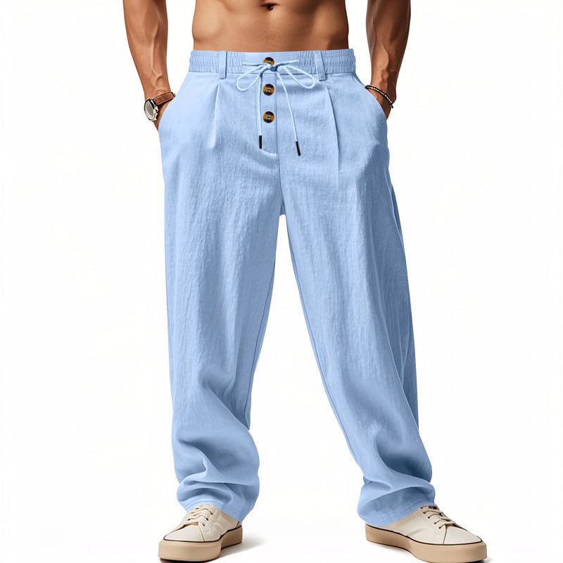 Pantaloni Gamba Dritta da Uomo con Coulisse — foto 3