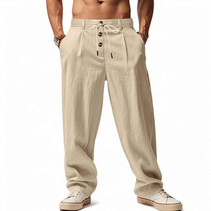 Pantaloni Gamba Dritta da Uomo con Coulisse — foto 4
