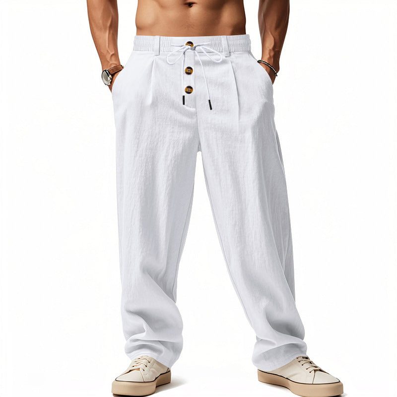 Pantaloni Gamba Dritta da Uomo con Coulisse — foto 8