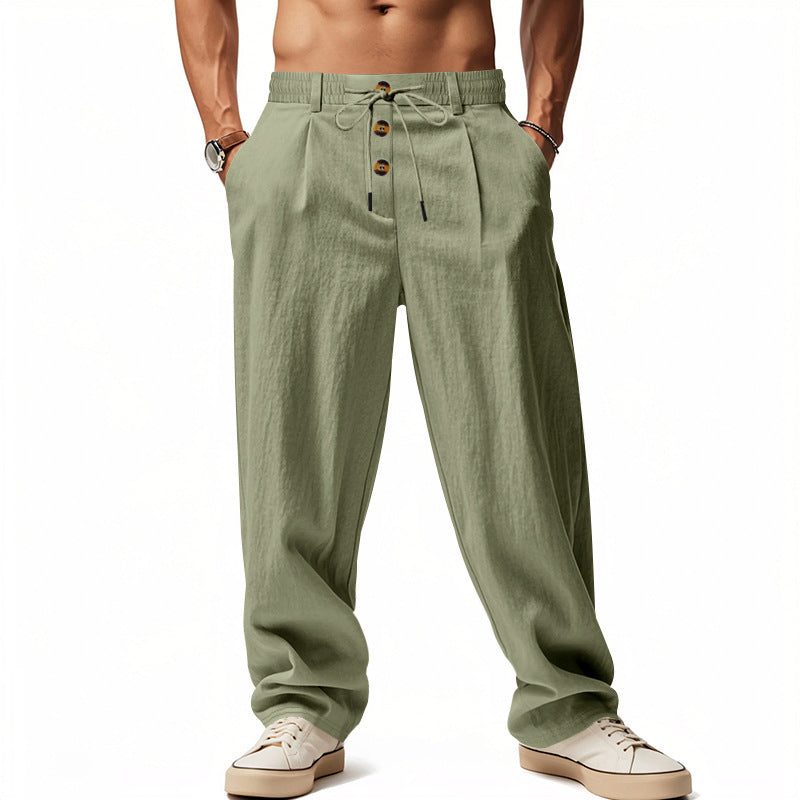 Pantaloni Gamba Dritta da Uomo con Coulisse — foto 9
