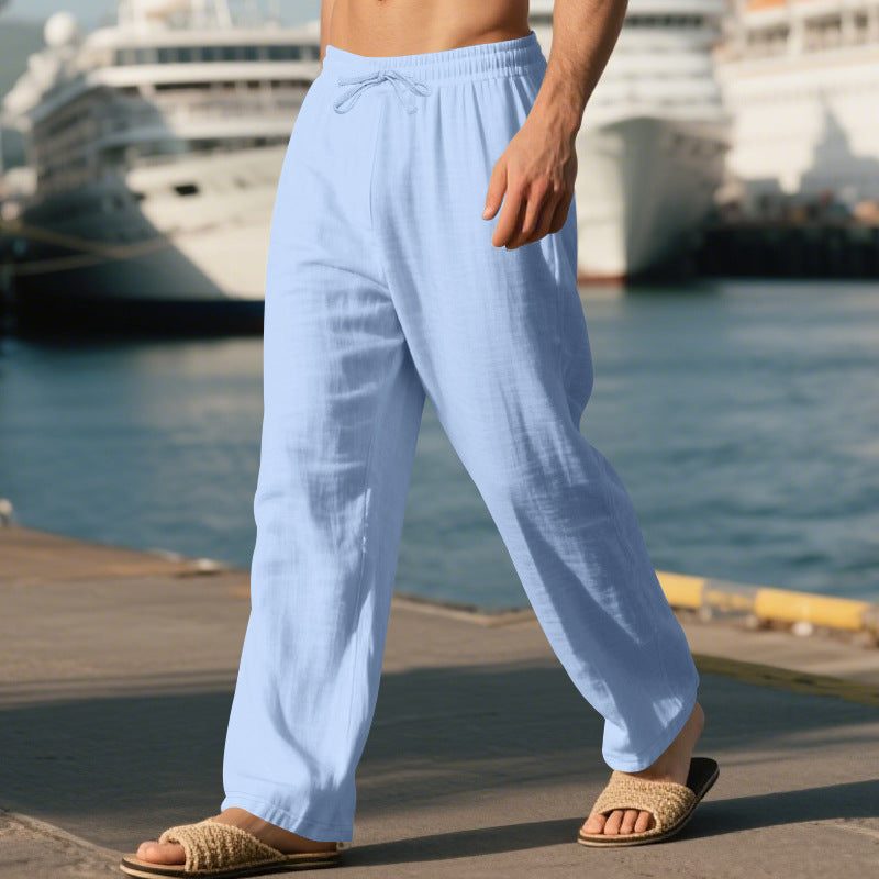 Pantaloni Gamba Dritta da Uomo Coulisse Regolabile — foto 11