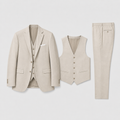 Completo da Uomo Leggero in Tre Pezzi con Gilet