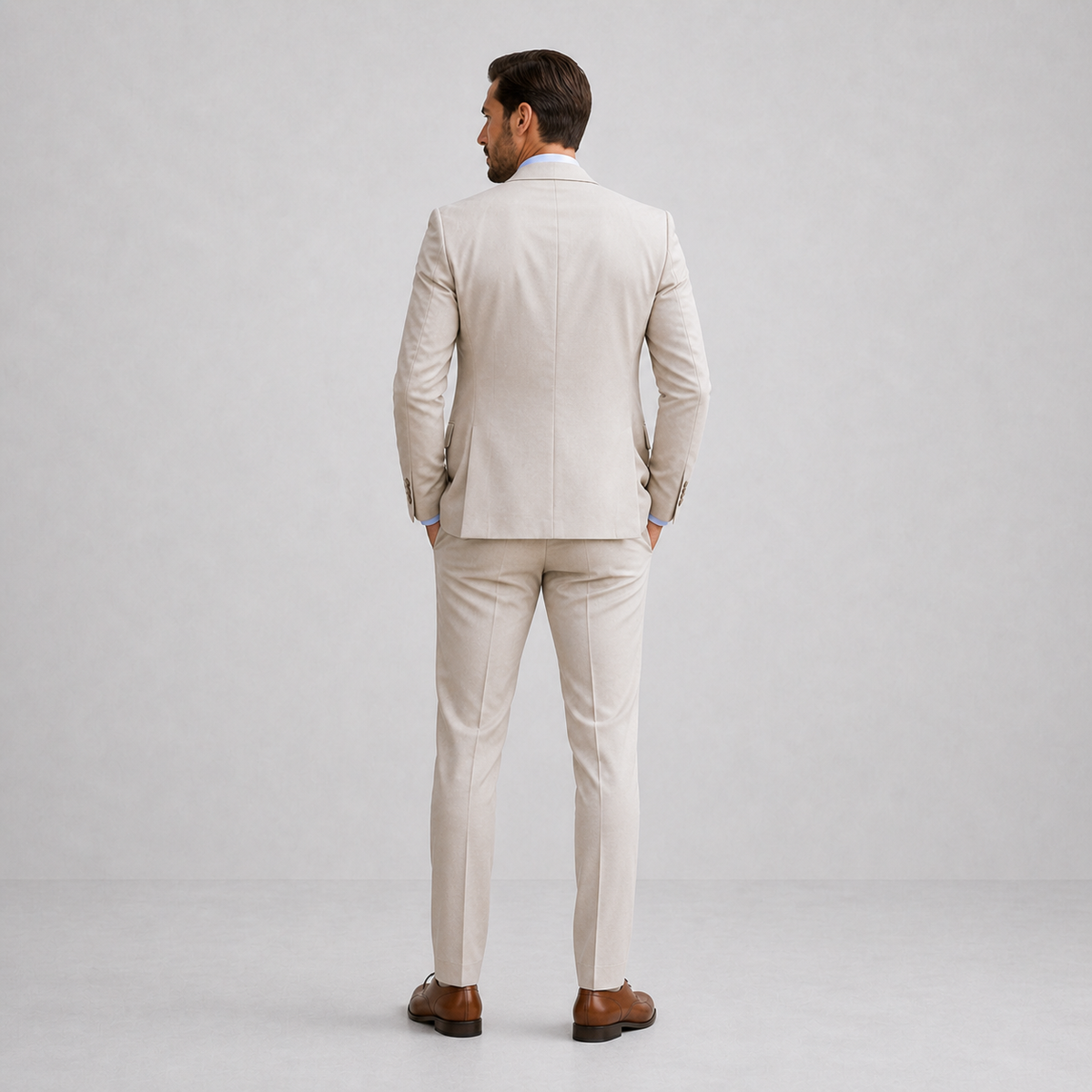 Completo da Uomo Leggero in Tre Pezzi con Gilet — foto 3