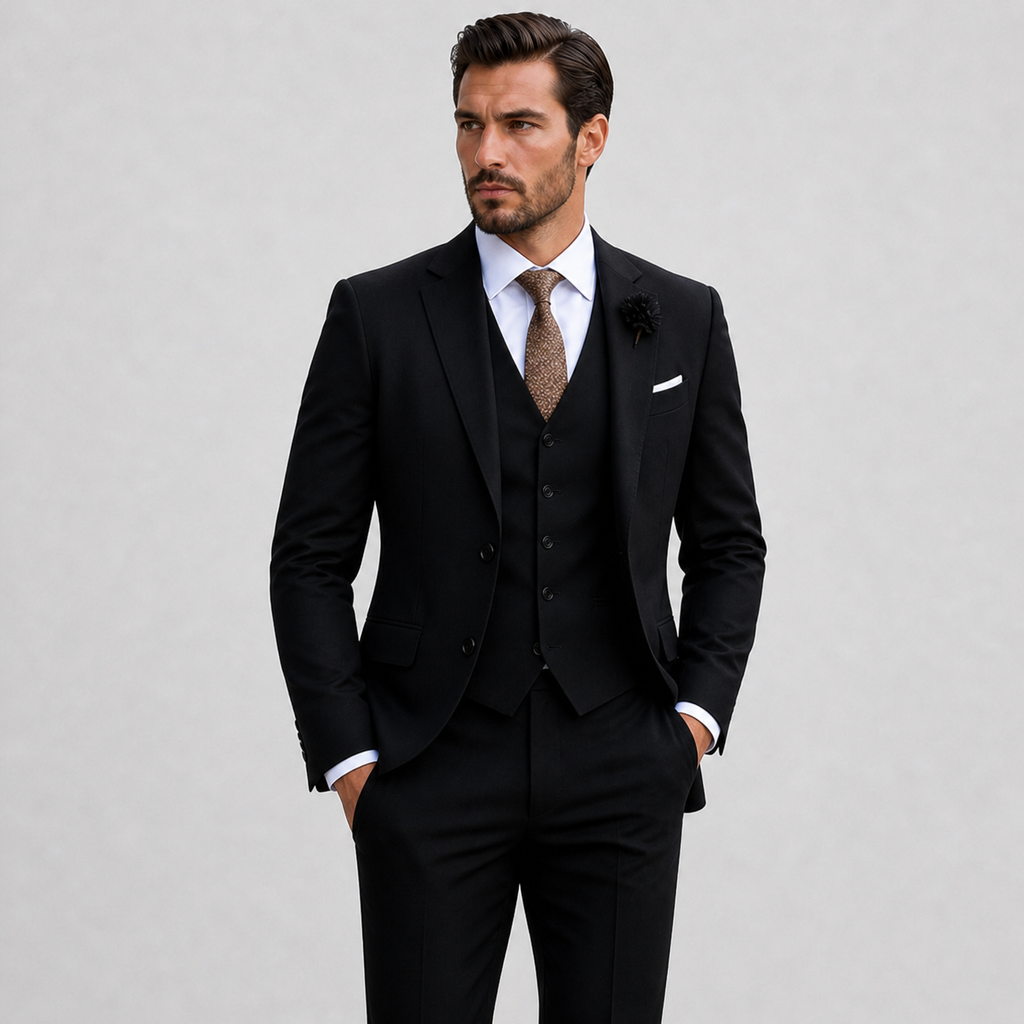 Completo da Uomo Leggero in Tre Pezzi con Gilet — foto 4