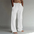 Pantaloni Fluidi da Uomo Gamba Larga