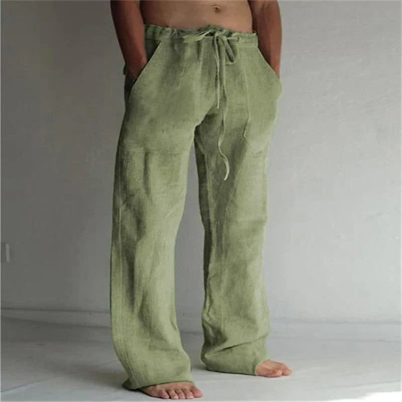 Pantaloni Fluidi da Uomo Gamba Larga — foto 2