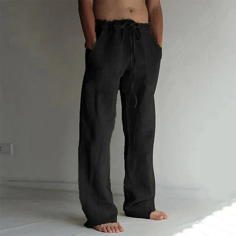 Pantaloni Fluidi da Uomo Gamba Larga — foto 4