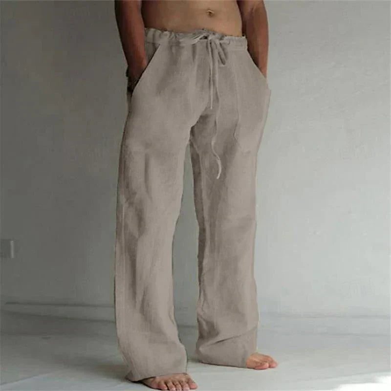 Pantaloni Fluidi da Uomo Gamba Larga — foto 5