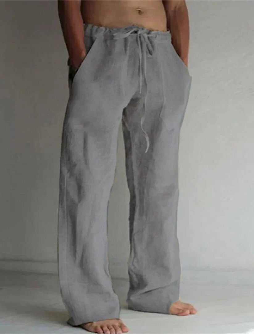 Pantaloni Fluidi da Uomo Gamba Larga — foto 8