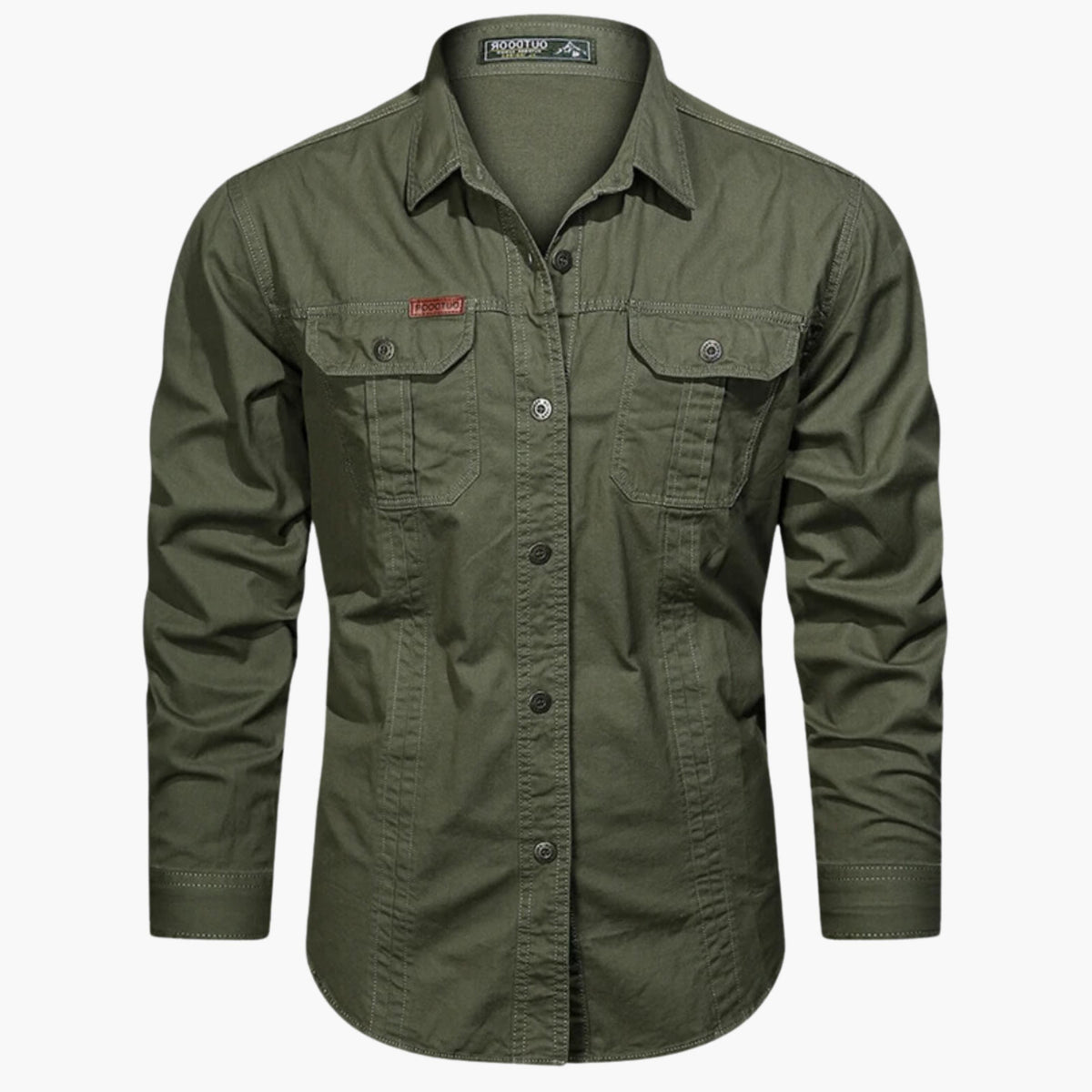 Camicia da Uomo con Taschini Stile Outdoor