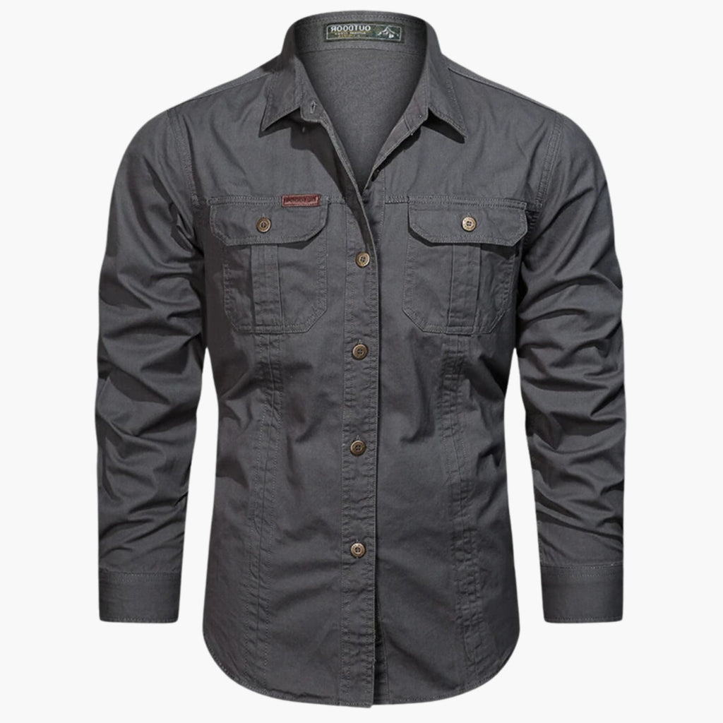 Camicia da Uomo con Taschini Stile Outdoor — foto 4