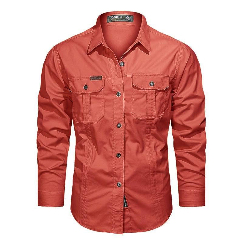 Camicia da Uomo con Taschini Stile Outdoor — foto 7