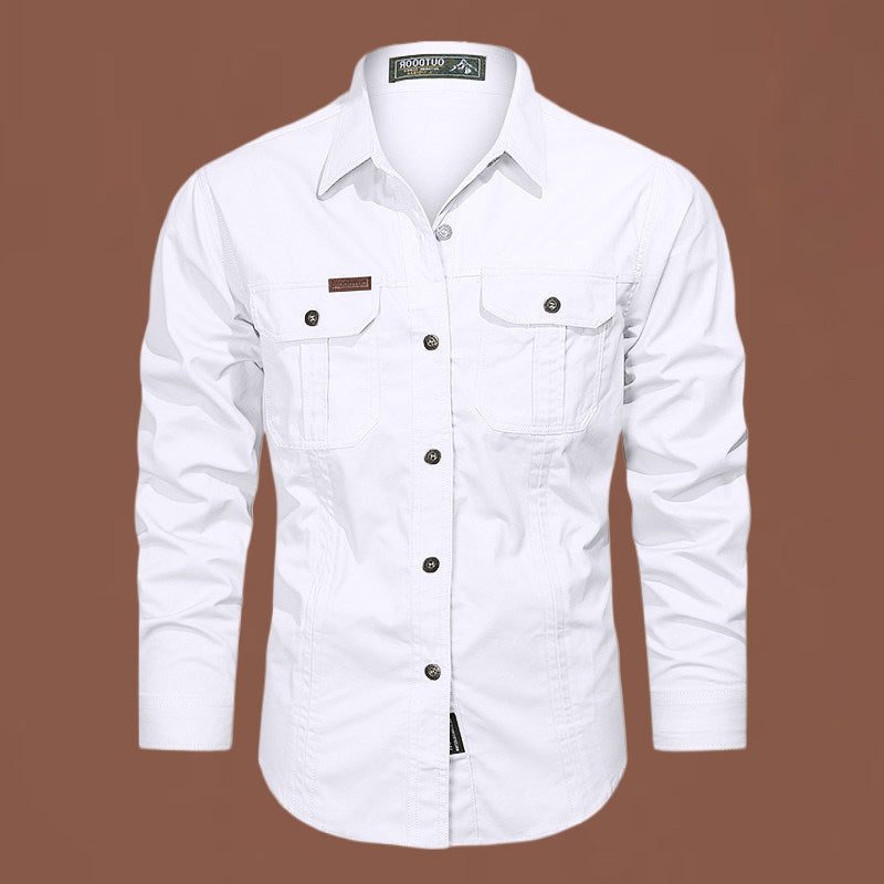 Camicia da Uomo con Taschini Stile Outdoor — foto 8