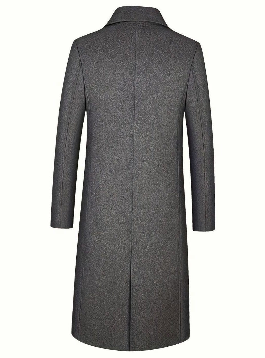 Cappotto Lungo da Uomo con Revers a Lancia — foto 3