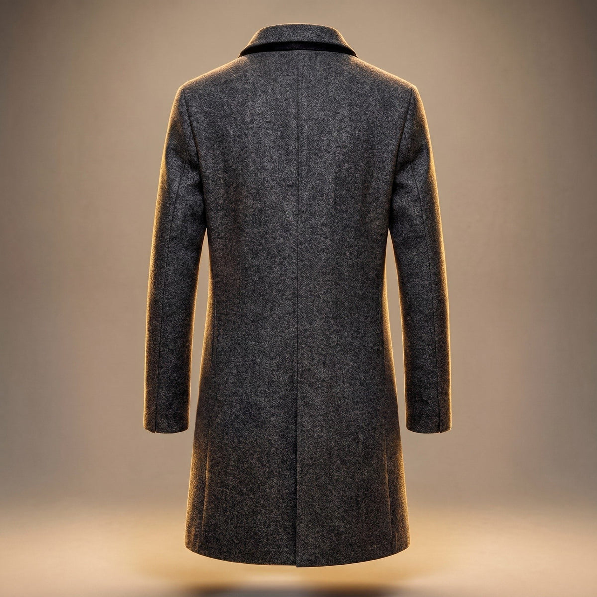 Cappotto Lungo Monopetto da Uomo Fino al Ginocchio — foto 2