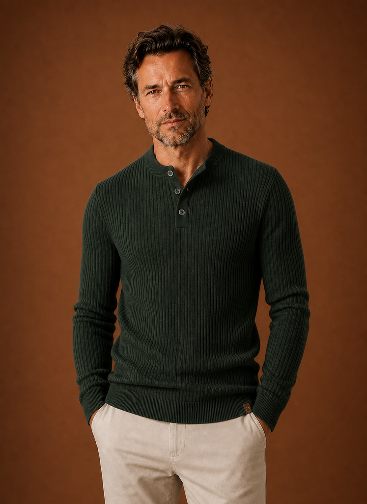 Maglione Camicia da Uomo a Maniche Lunghe — foto 13