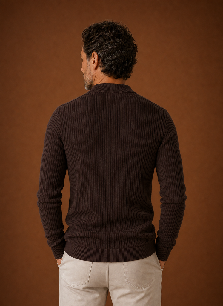 Maglione Camicia da Uomo a Maniche Lunghe — foto 3