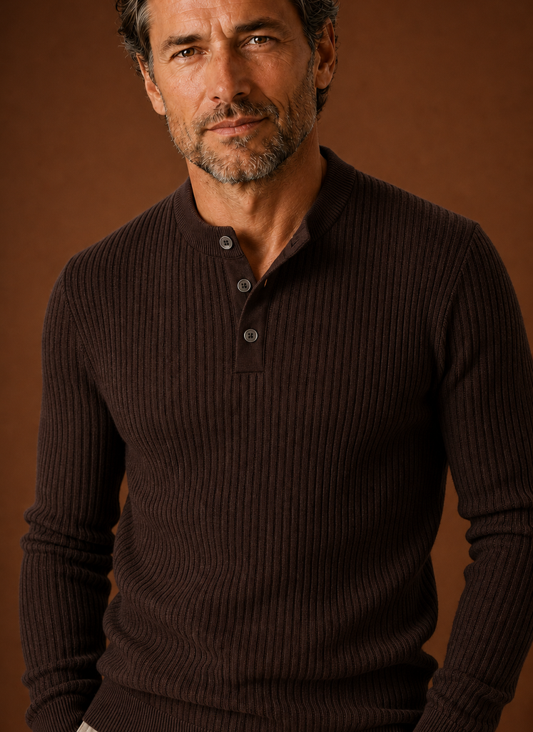 Maglione Camicia da Uomo a Maniche Lunghe — foto 4