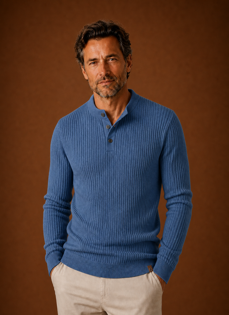Maglione Camicia da Uomo a Maniche Lunghe — foto 5