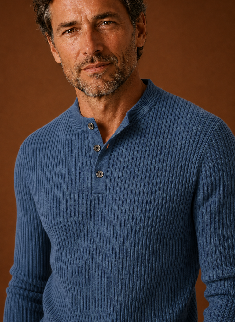Maglione Camicia da Uomo a Maniche Lunghe — foto 8