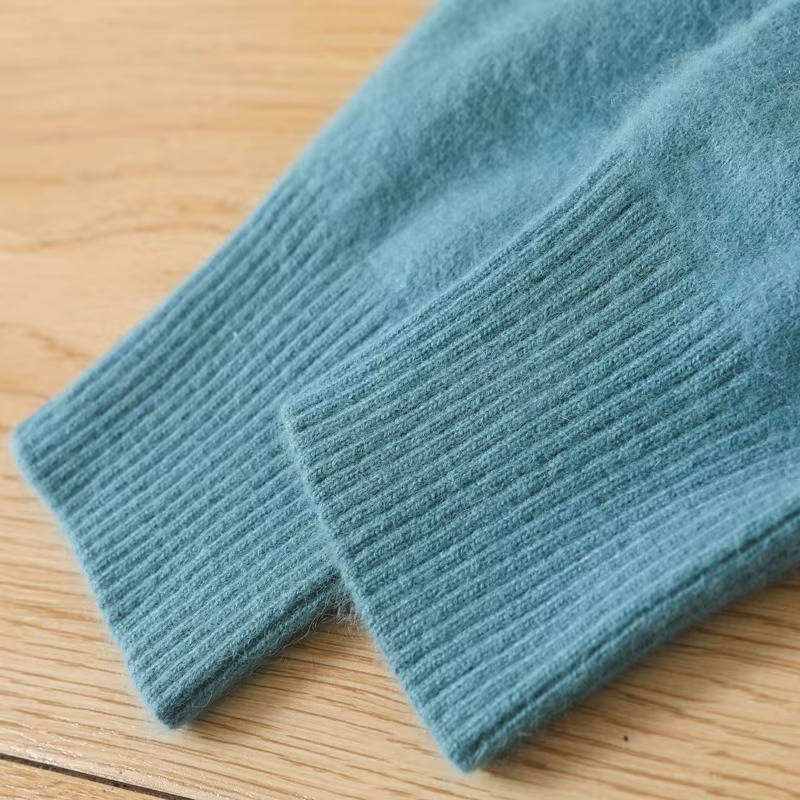 Maglione in Cashmere da Uomo Girocollo Manica Lunga — foto 4