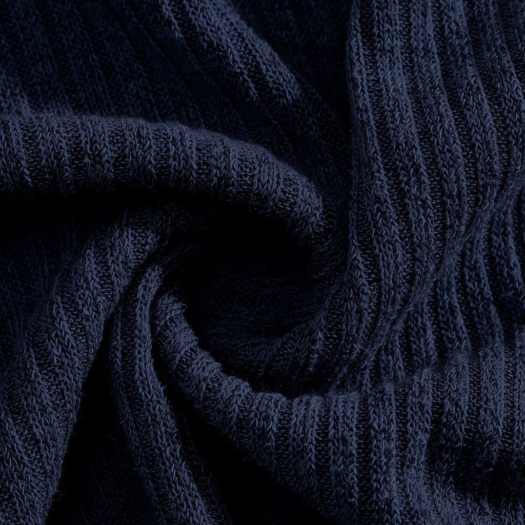 Maglione a Coste da Uomo con Collo Serafino — foto 8
