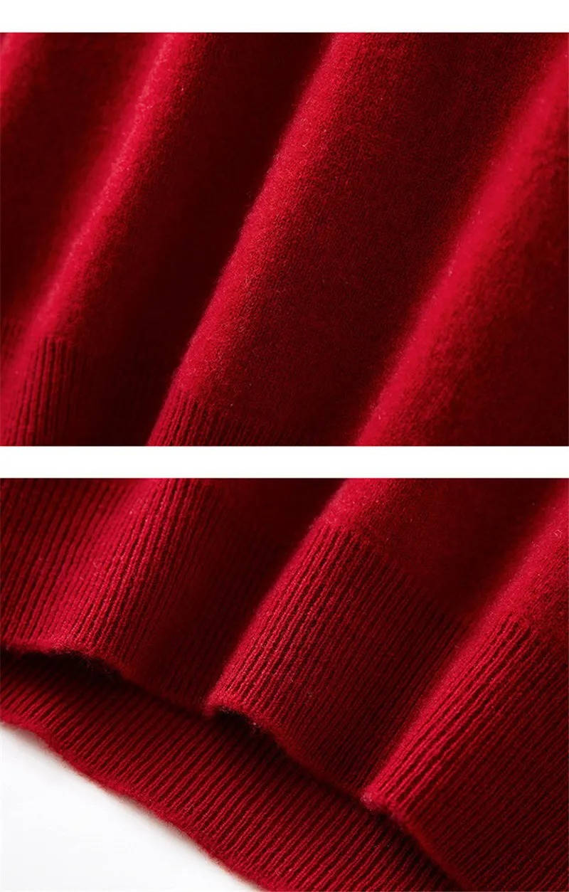 Maglione Girocollo da Uomo con Collo Alto a Vista — foto 12