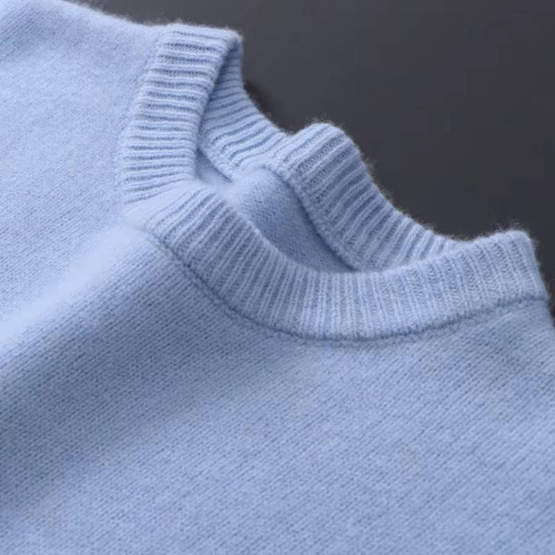 Maglione Girocollo da Uomo con Collo Alto a Vista — foto 2