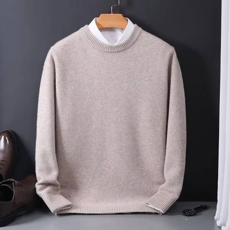 Maglione Girocollo da Uomo con Collo Alto a Vista — foto 4