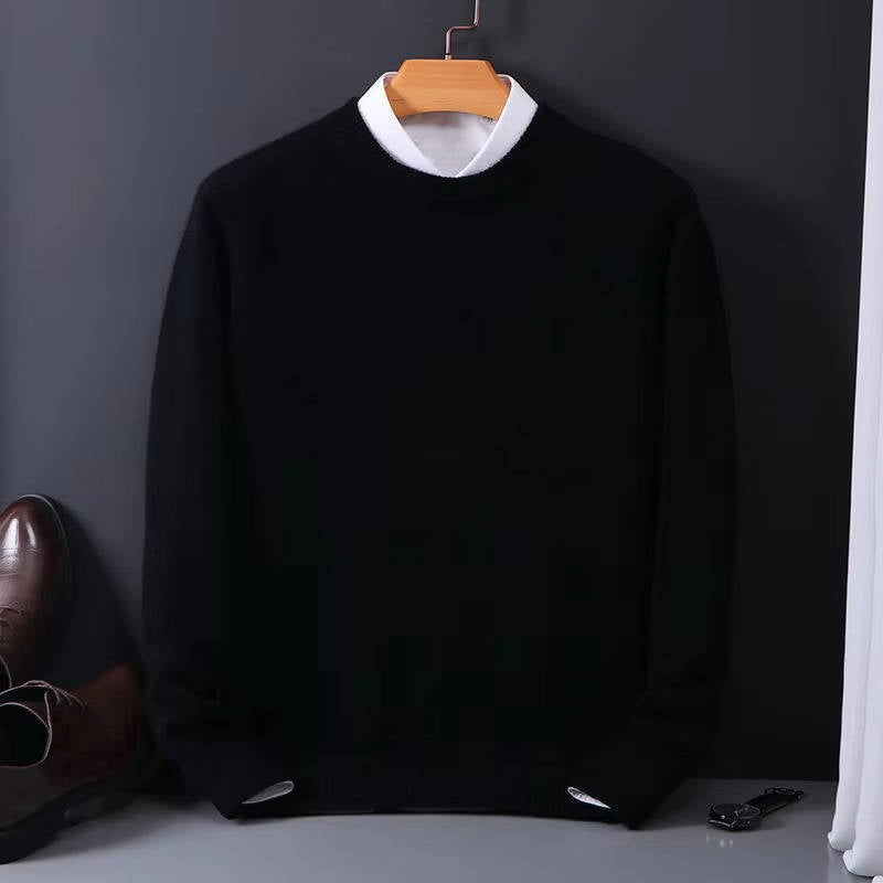 Maglione Girocollo da Uomo con Collo Alto a Vista — foto 6