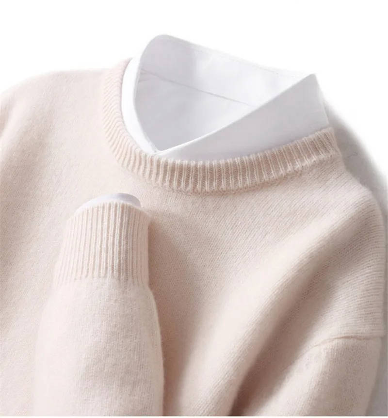 Maglione Girocollo da Uomo con Collo Alto a Vista — foto 9