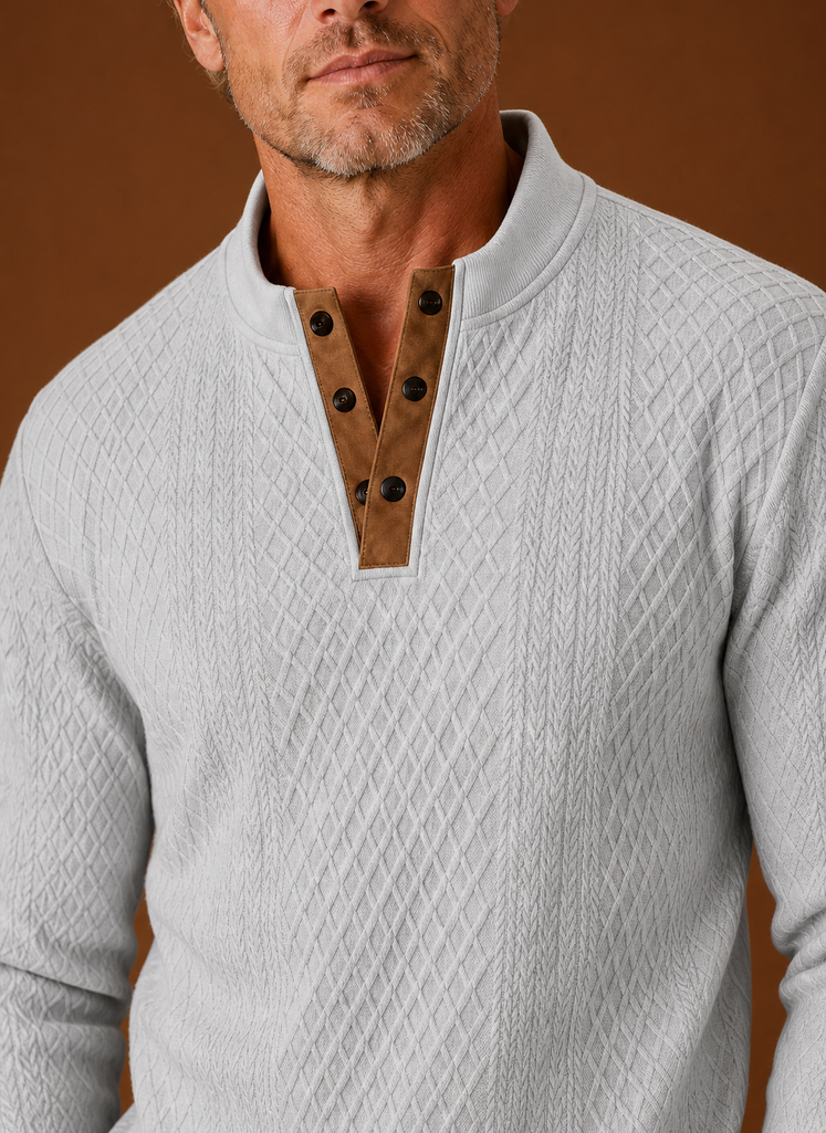 Maglione Girocollo da Uomo in Maglia Fine — foto 12