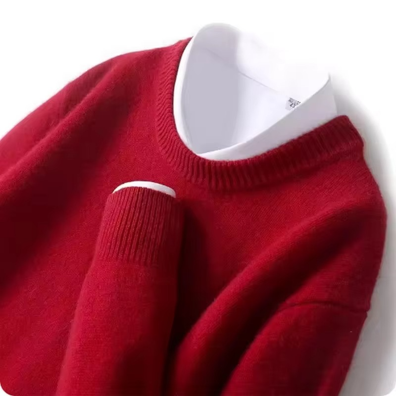 Maglione Girocollo da Uomo in Misto Cashmere — foto 12