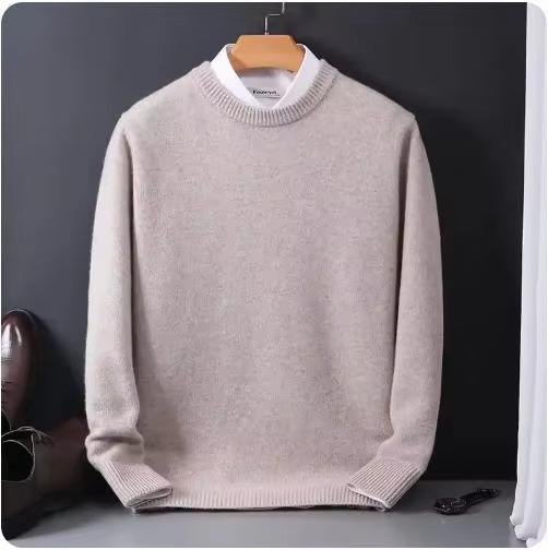 Maglione Girocollo da Uomo in Misto Cashmere — foto 5